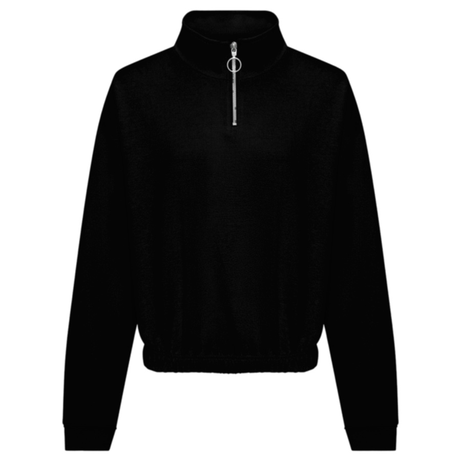 Women's cropped ¼-zip sweat Thumbnail