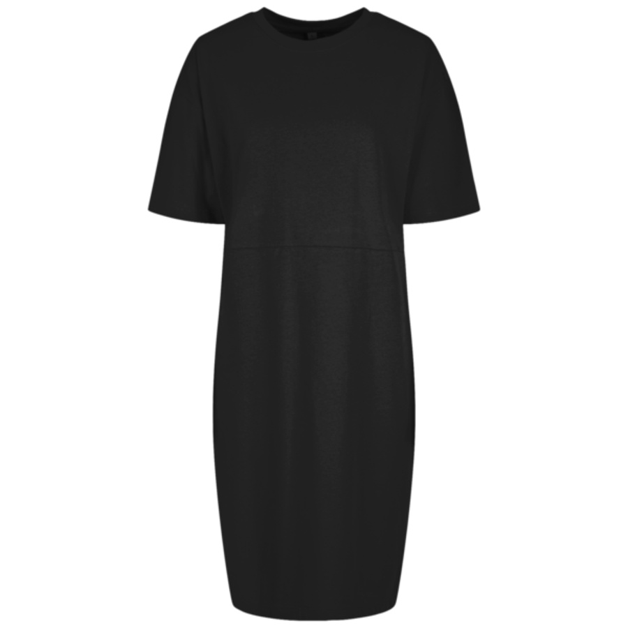 Women's organic oversizes slit tee dress Thumbnail