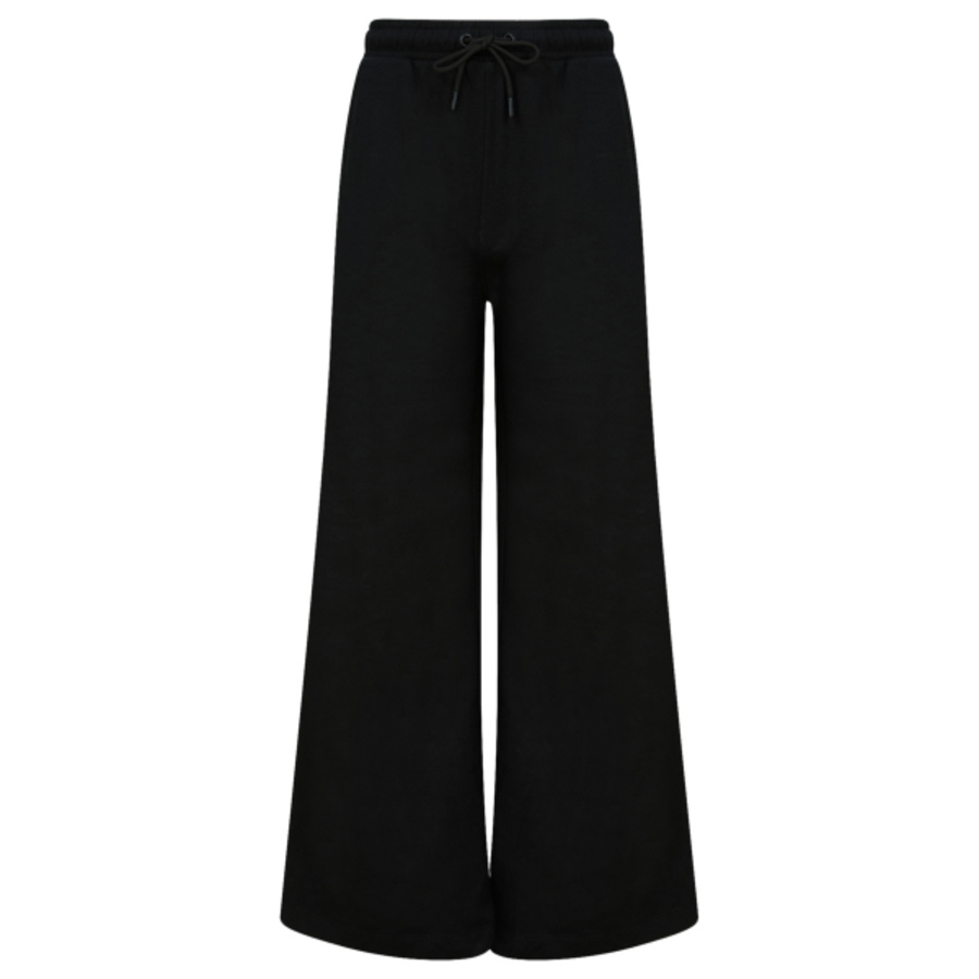 Women's sustainable fashion wide leg joggers Thumbnail