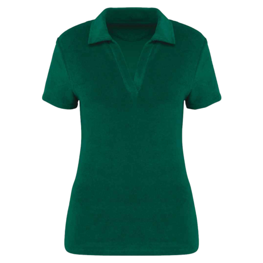 Native Spirit Ladies Terry Towel Polo Shirt Thumbnail
