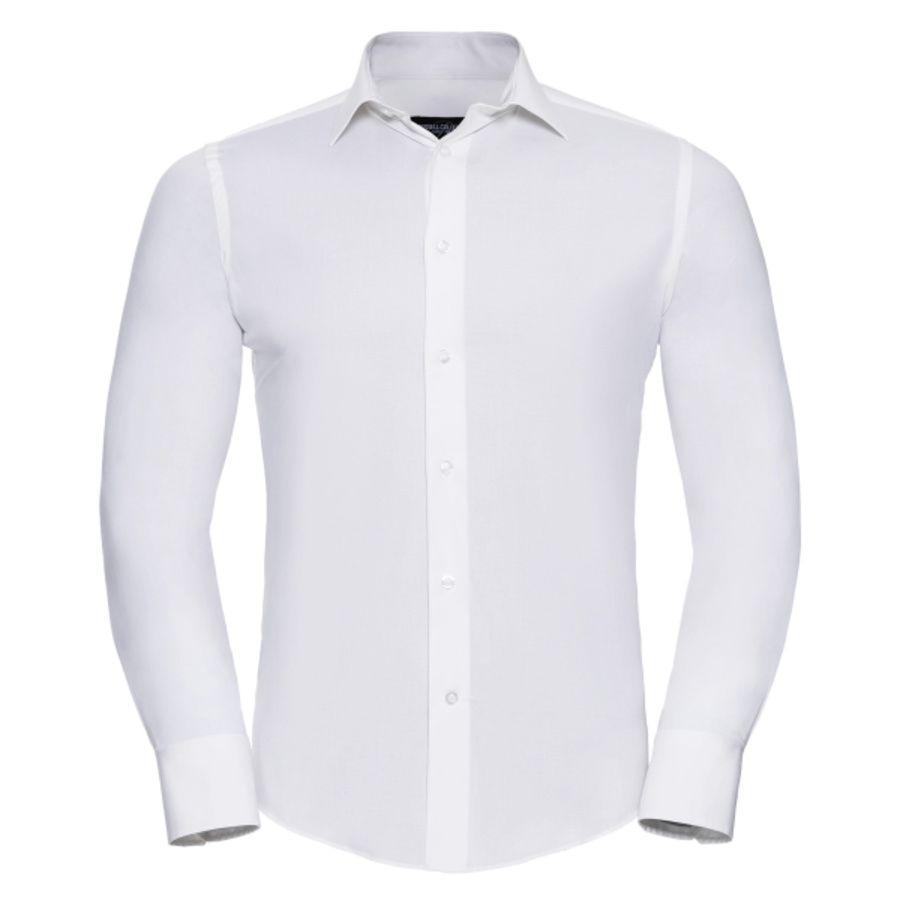 Long sleeve easycare fitted shirt Thumbnail