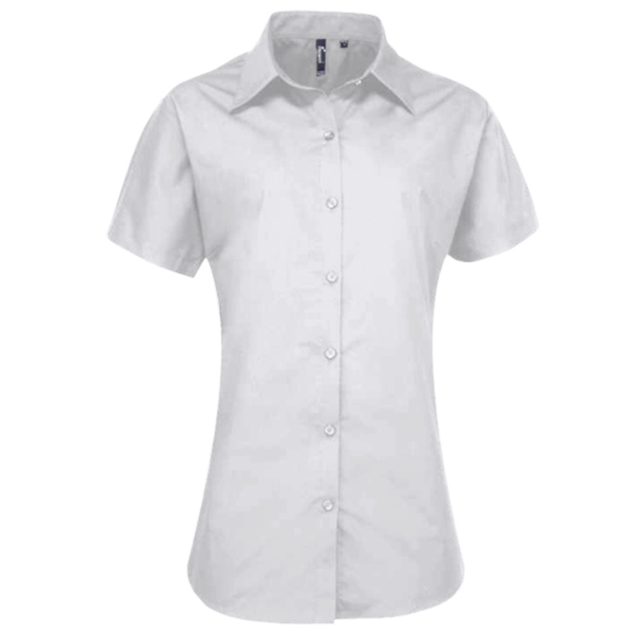 Women's supreme poplin short sleeve shirt Thumbnail