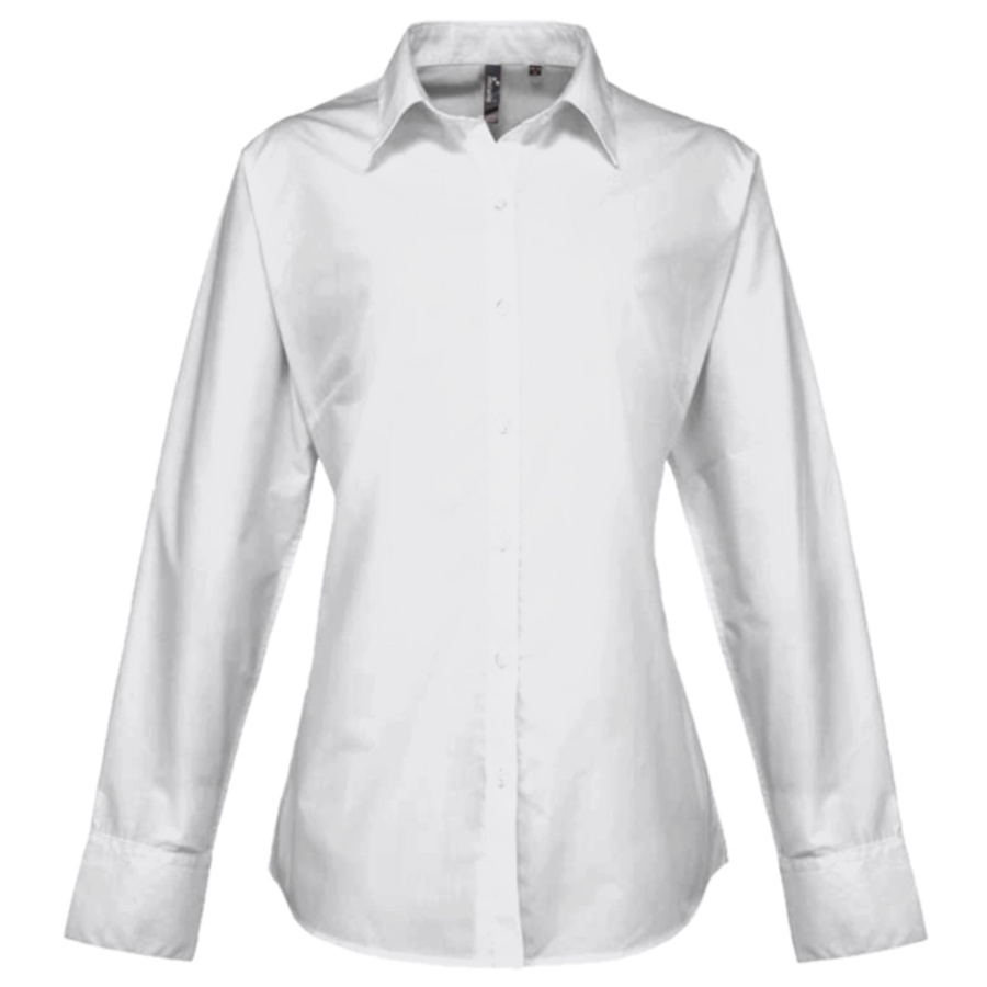 Women's supreme poplin long sleeve shirt Thumbnail