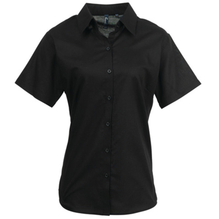 Women's signature Oxford short sleeve shirt Thumbnail