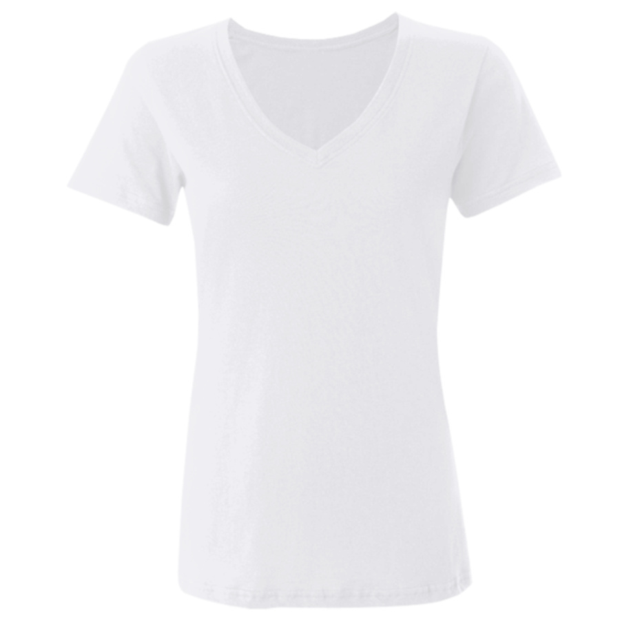 Feel good women's stretch v-neck t-shirt Thumbnail