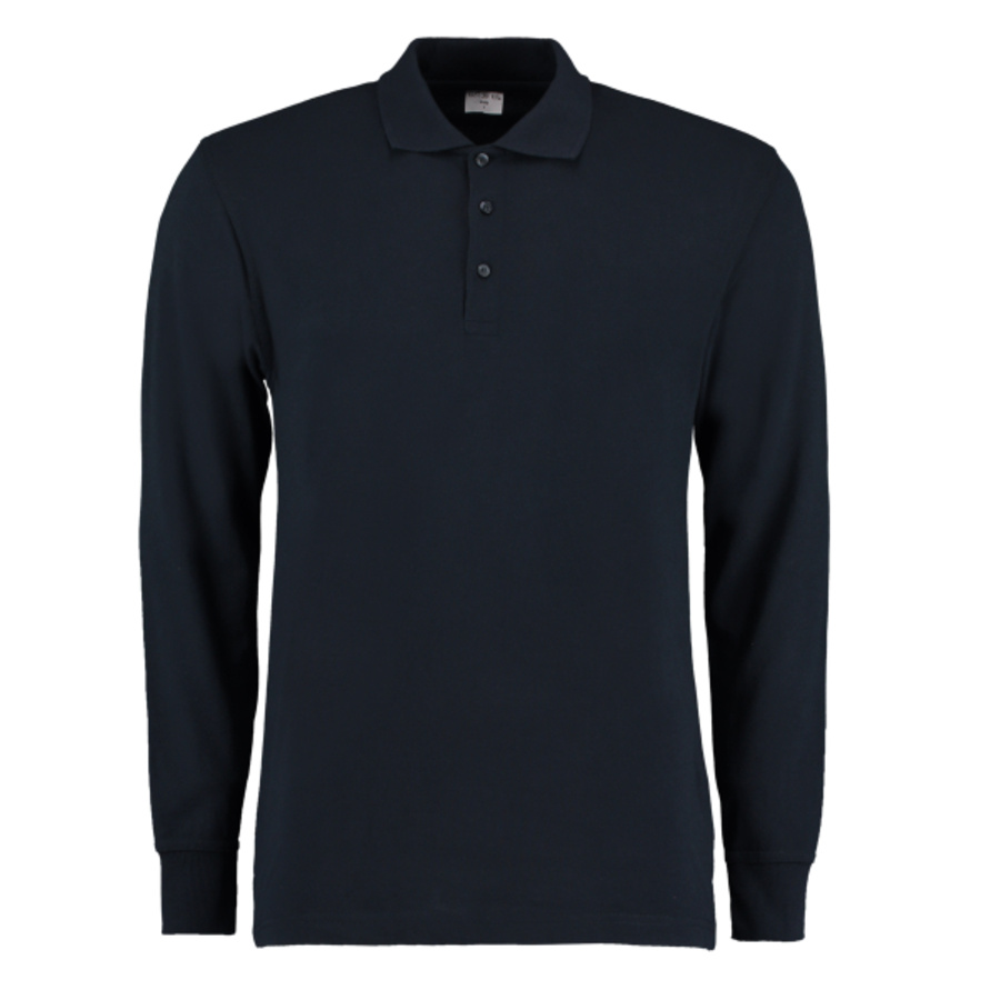 Piqué polo long-sleeved (classic fit) Thumbnail