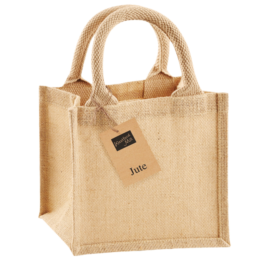 Jute petite gift bag Thumbnail