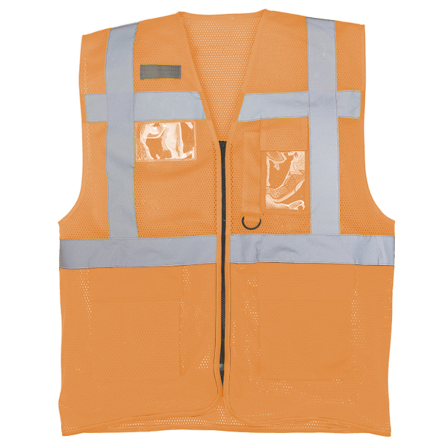 Hi-vis top cool open-mesh executive waistcoat (HVW820) Thumbnail