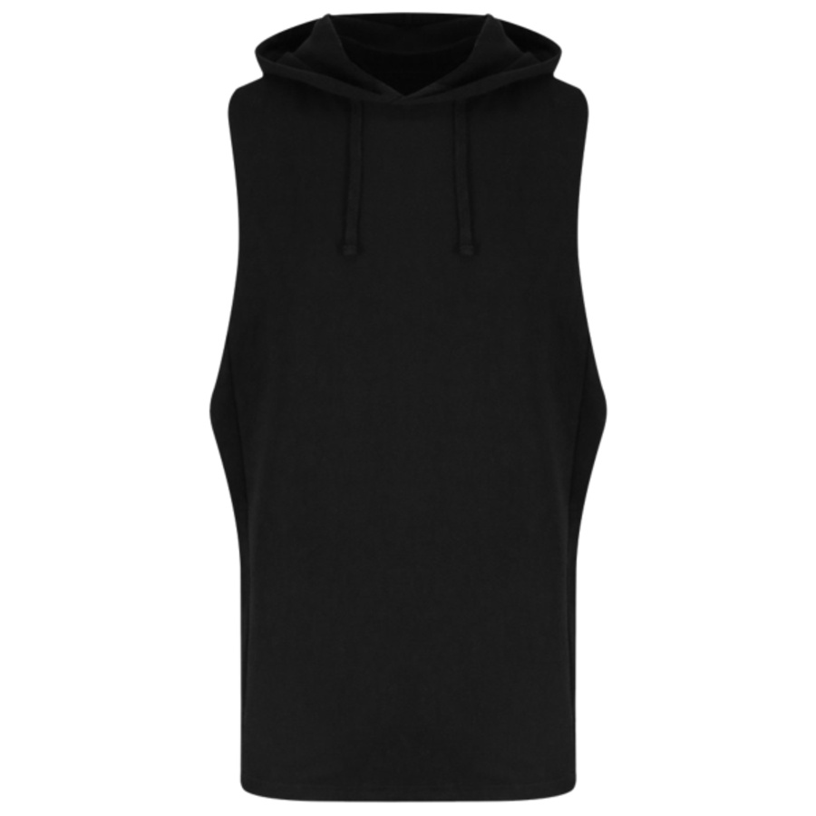 Urban sleeveless muscle hoodie Thumbnail