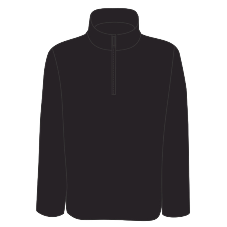 Henbury Zip Neck Micro Fleece Thumbnail