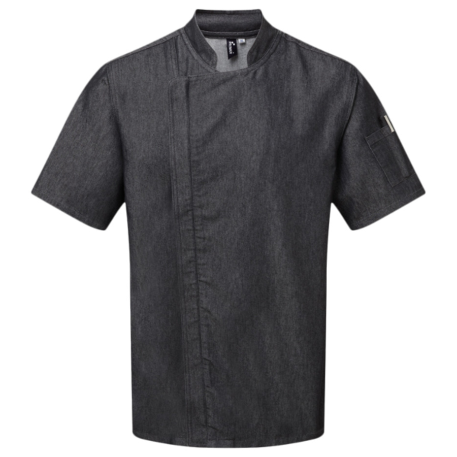 Chef's zip-close short sleeve jacket Thumbnail