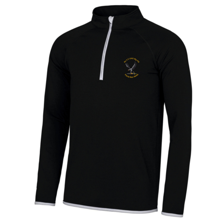 No 2 C-UAS Wg HQ 1/2 Zip Sweatshirt With Personalised Name Thumbnail