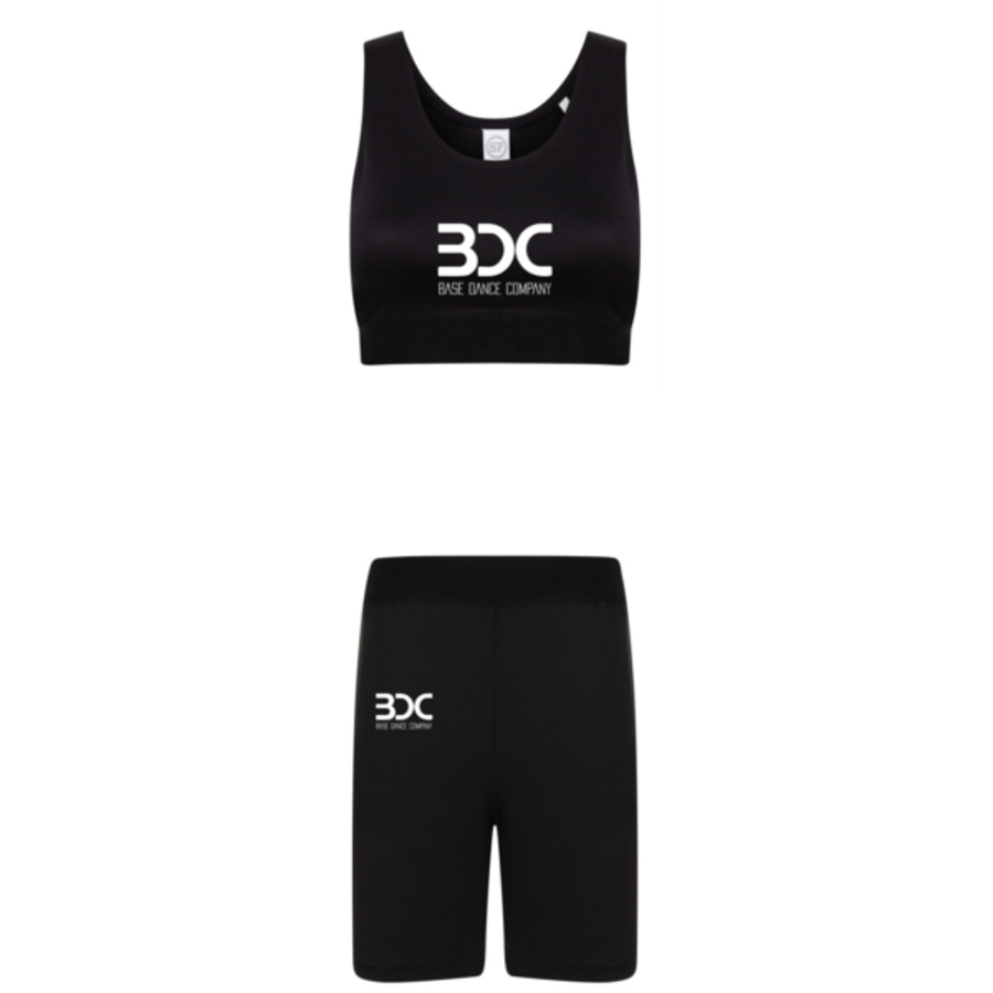 Base Dance Company Fashion Crop/Cycling Shorts Set Junior Thumbnail