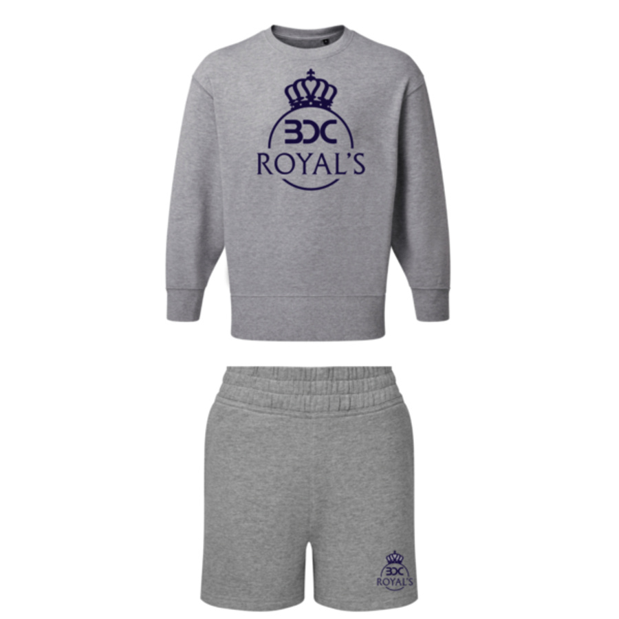 BDC Royals 24 Sweatshirt/Jogger Shorts Set Thumbnail